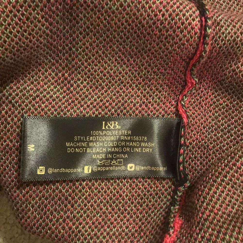 Lucky & Blessed Pink and Green Cactus Sweater Cardigan - Picture 5 of 7